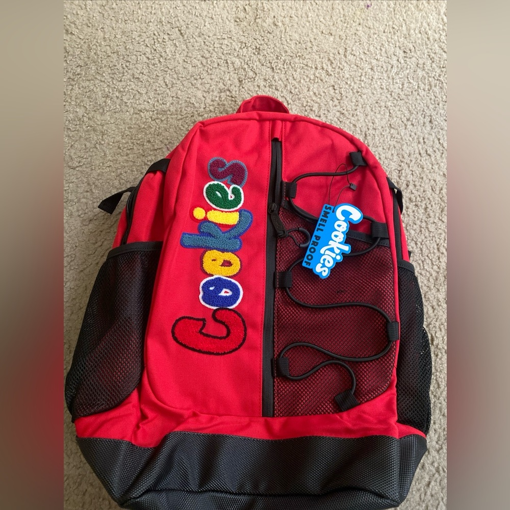 Cookies Red Smell Proof Backpack